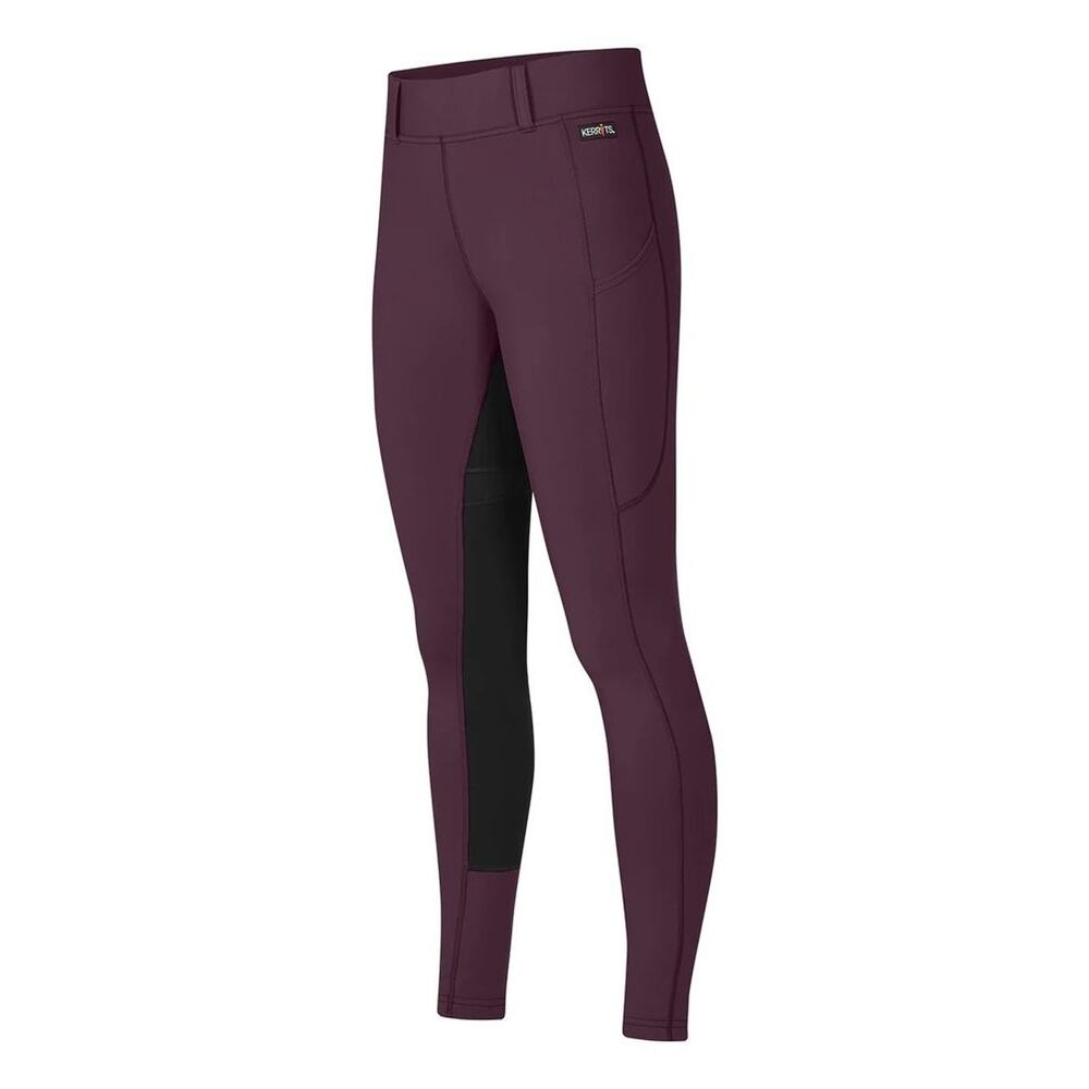 Kerrits Flex 3.0 Full Seat Tights equestrian purple Raisin $119 2X